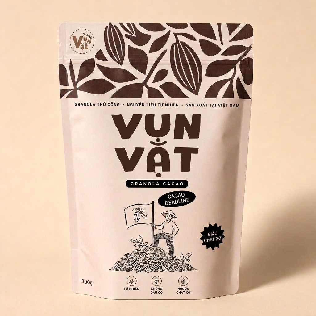 Gói granola Cacao Deadline