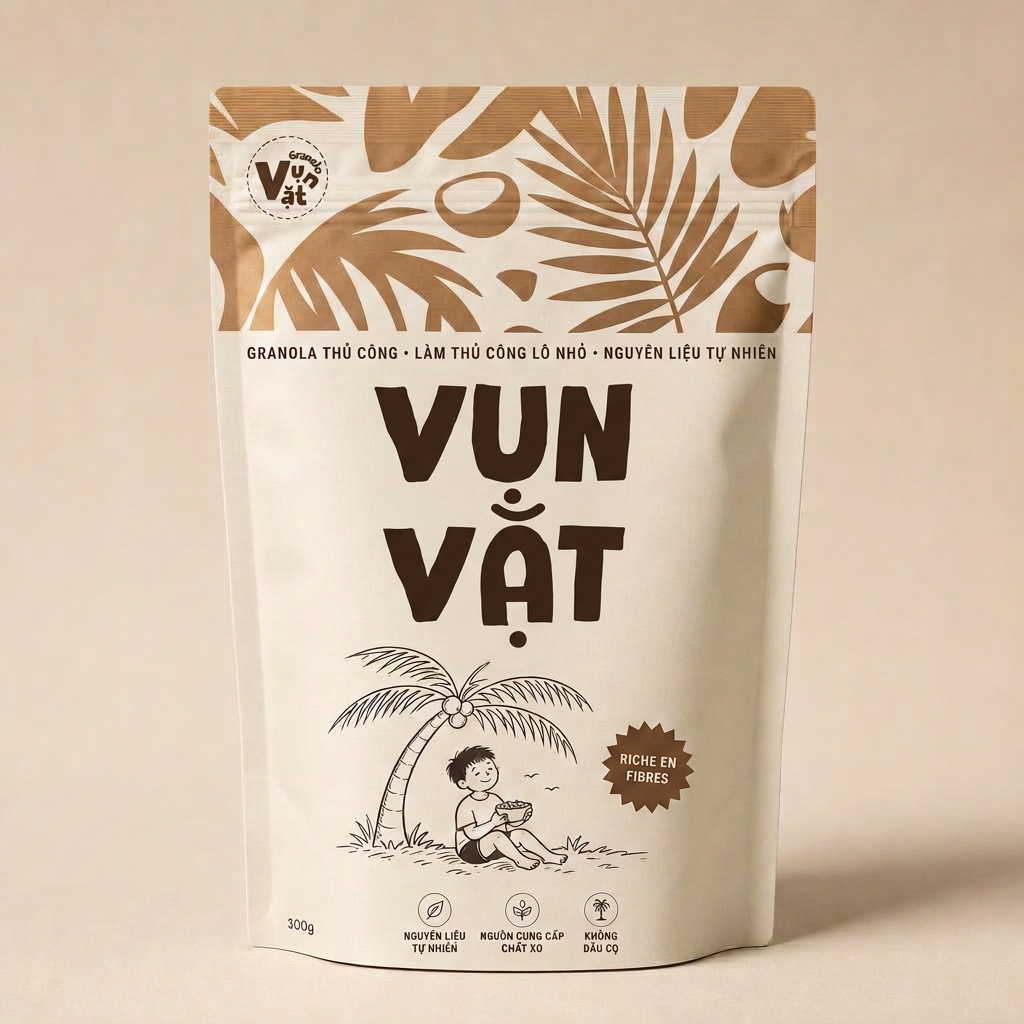 Gói granola Dừa Năng Động