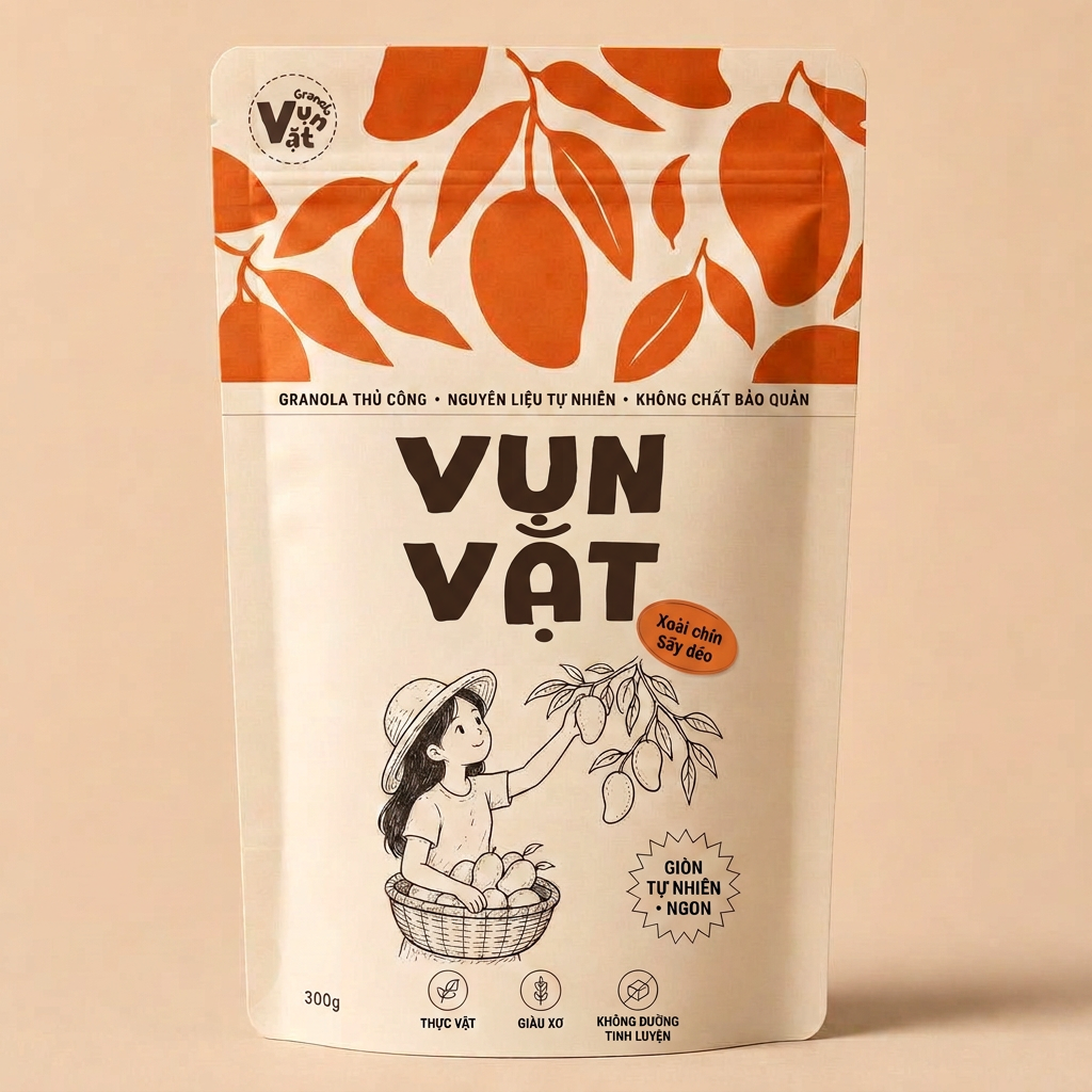 Gói granola Xoài Nắng